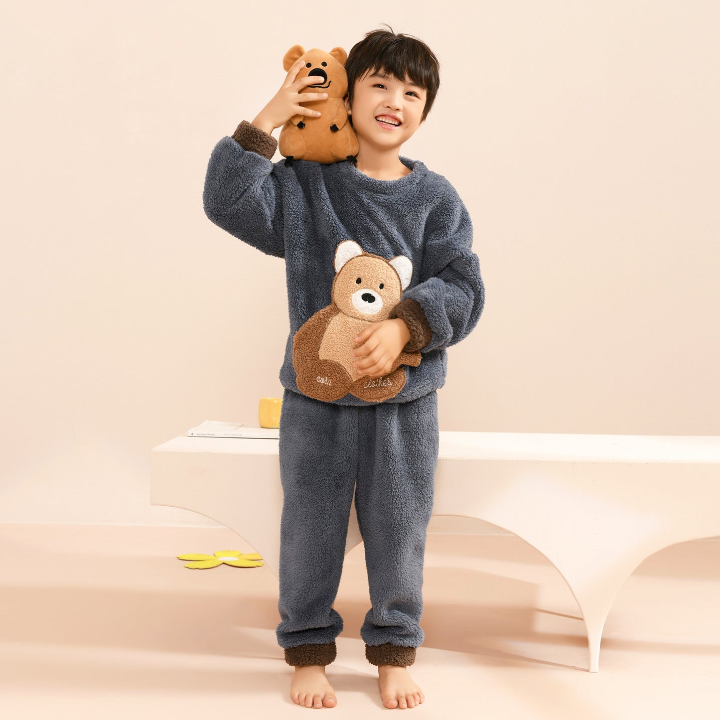 Kids Winter Comfy Fleece Set (2-Piece Set)