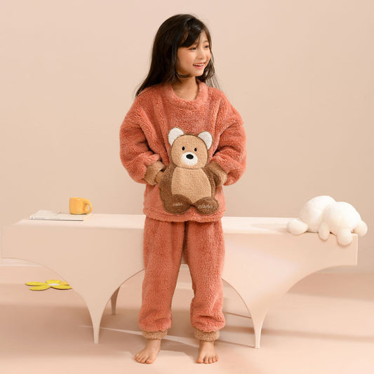 Kids Winter Comfy Fleece Set (2-Piece Set)